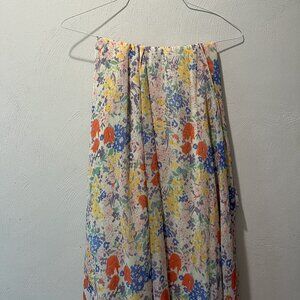 Mango Ruffle Floral Dress